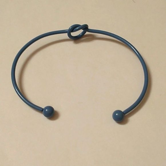 🎈3/$12 Blue Knot Cuff Bracelet! - Picture 3 of 3